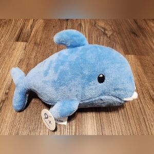Plush Blue Whale Stuffed Animal Toy for Kids